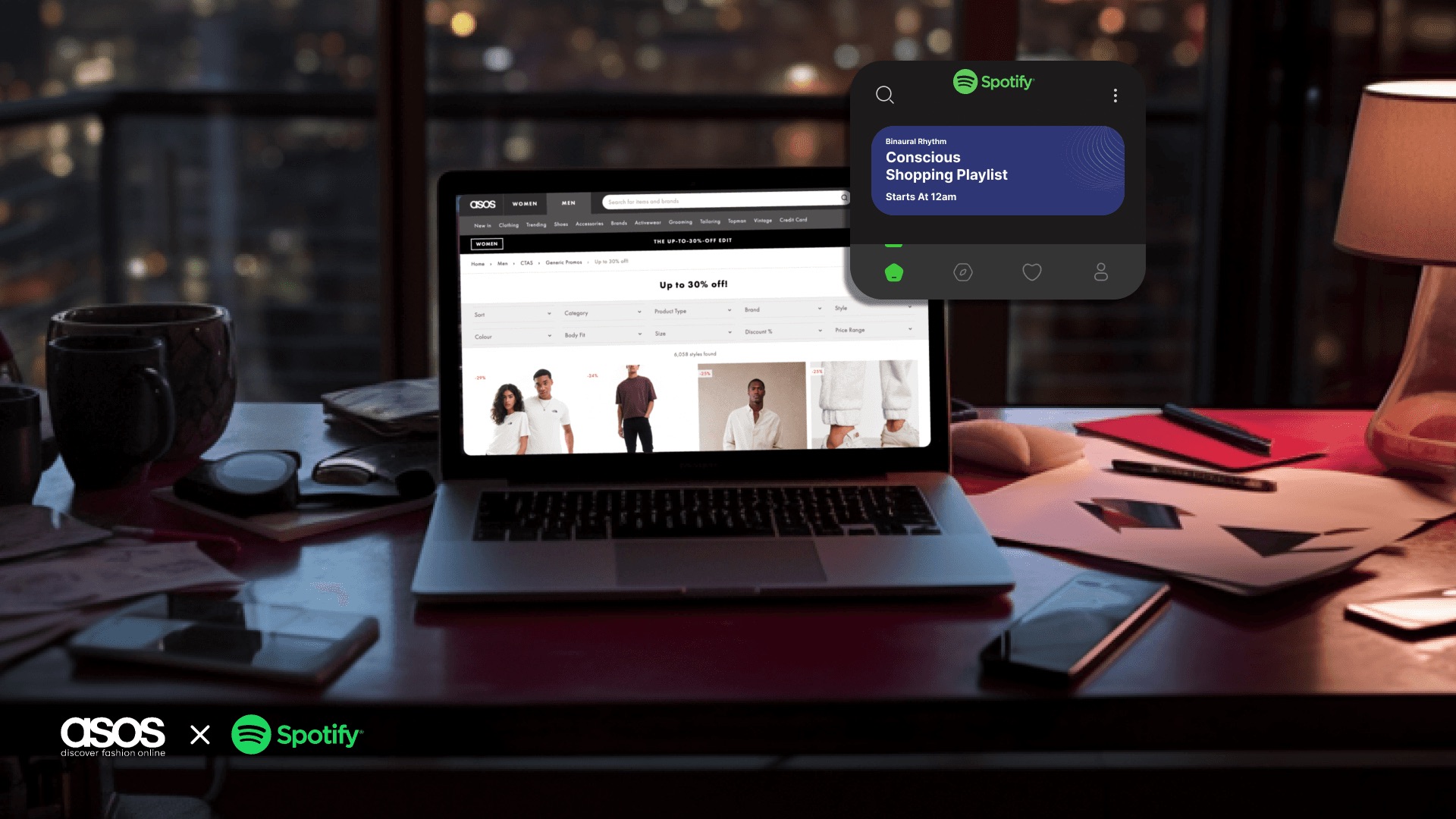 ASOS x Spotify: campaign visual 1