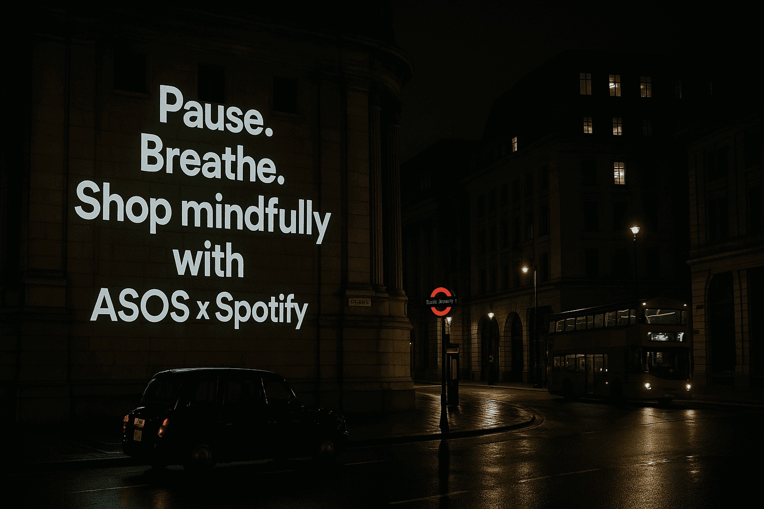 ASOS x Spotify: campaign visual